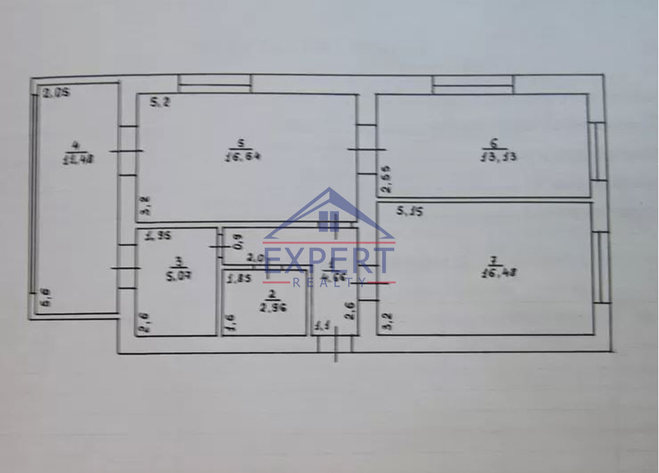 Կենտրոն/Զաքյան 3 սեն 75 քմ 5/5 հարկ